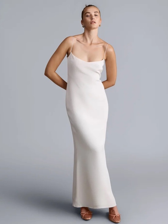 Lola Varma Dresses & Skirts - Lola Varma 100% Silk Vincent Slip Gown